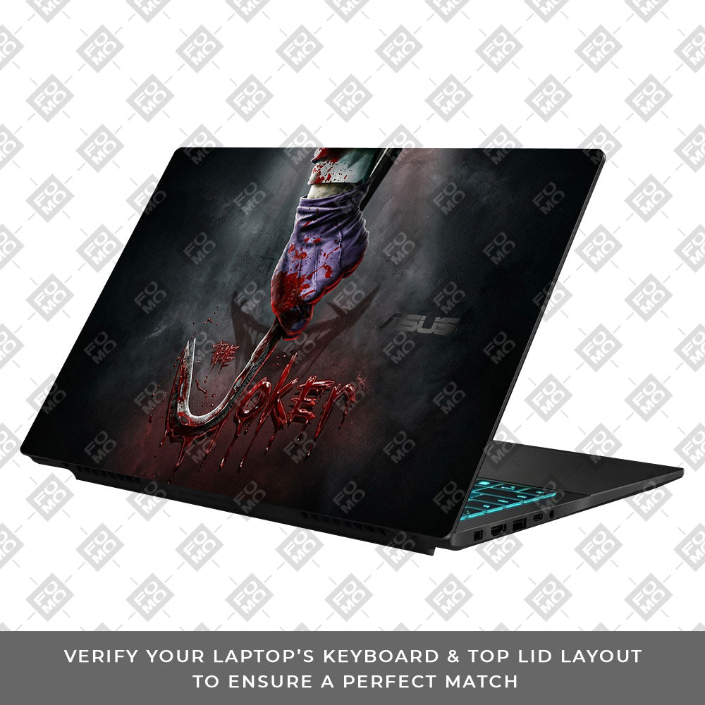 Comic Jester Villain Asus Gaming V16 V3607 Laptop Skin