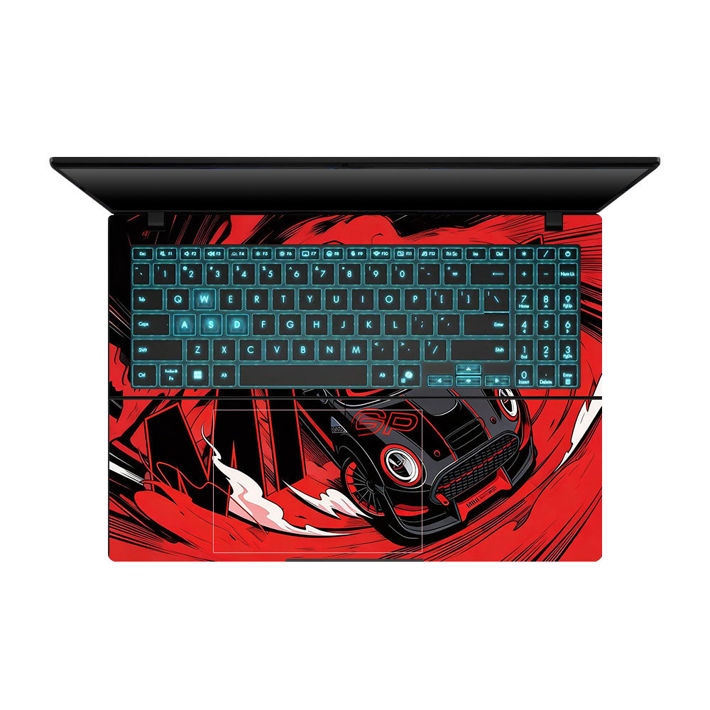 Retro Compact Car Asus Gaming V16 V3607 Laptop Skin