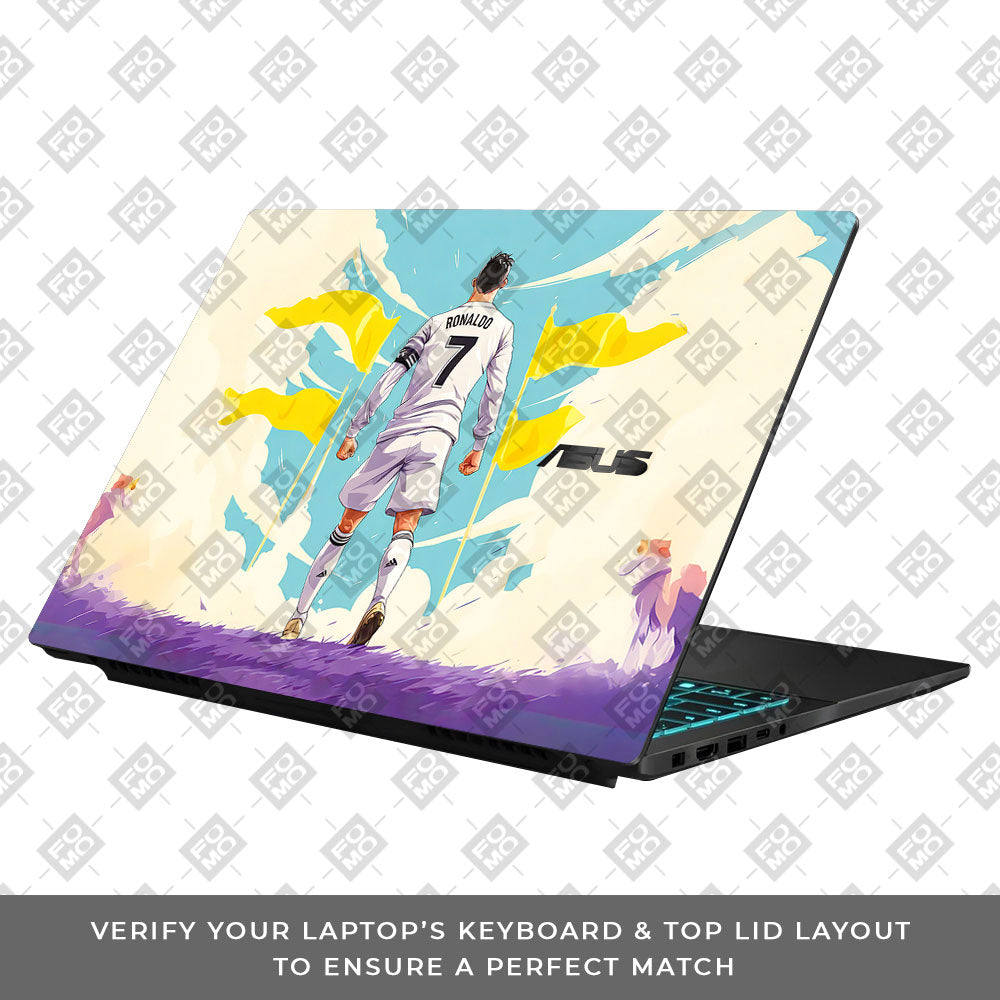 Ronaldo Final Boss Asus Gaming V16 V3607 Laptop Skin