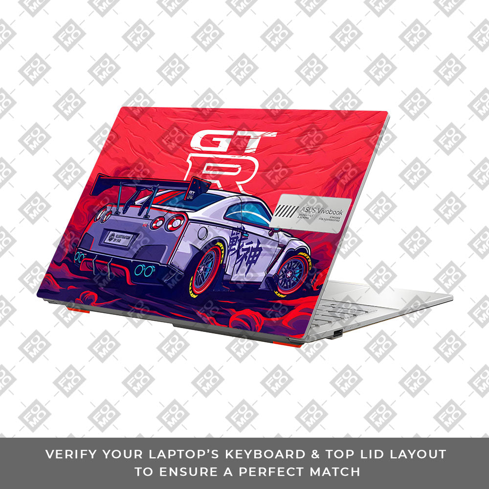 Nissan GTR Racing Edition Asus Vivobook Go 14 E1404 Laptop Skin