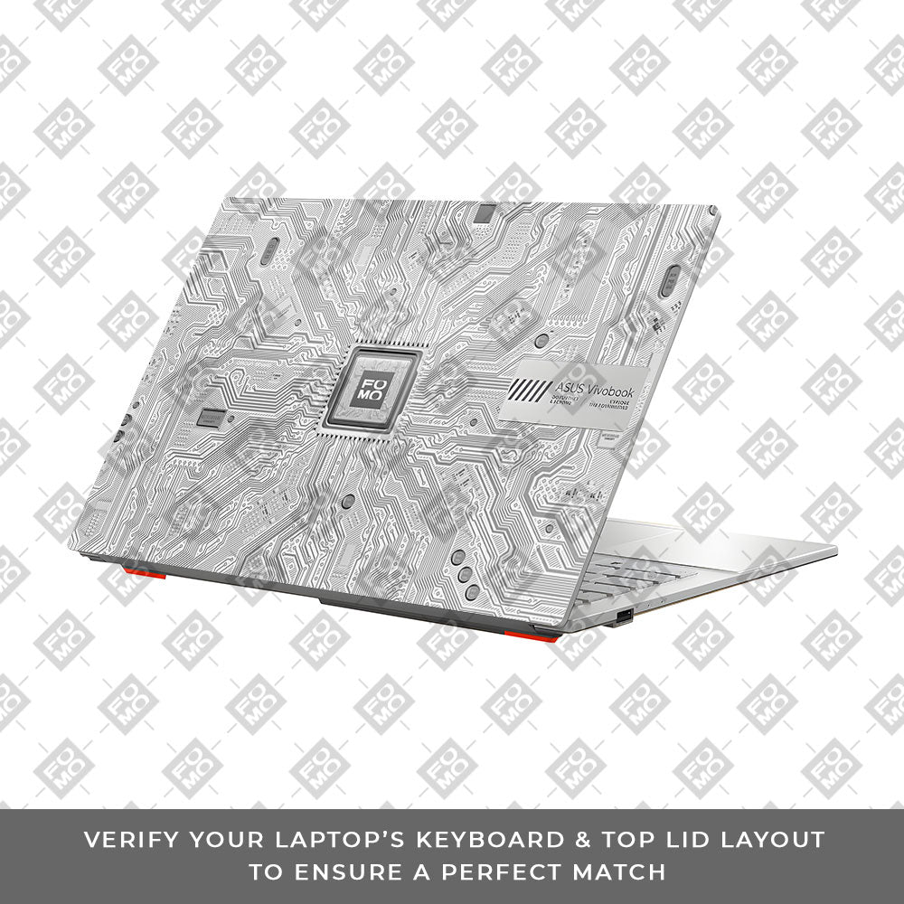 FOMO Circuit Light Mode Asus Vivobook Go 14 E1404 Laptop Skin