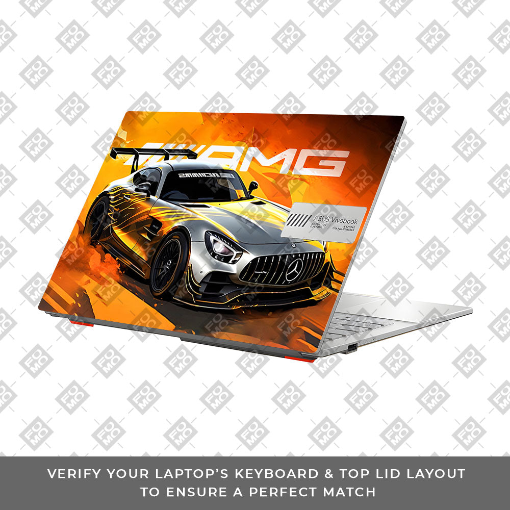 Mercedes AMG GT Asus Vivobook Go 14 E1404 Laptop Skin