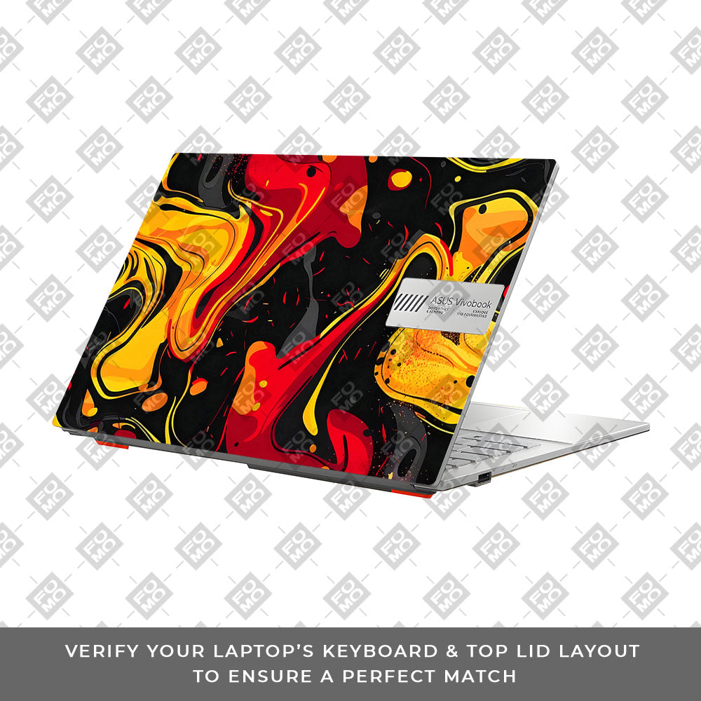 Lava Burst Asus Vivobook Go 14 E1404 Laptop Skin
