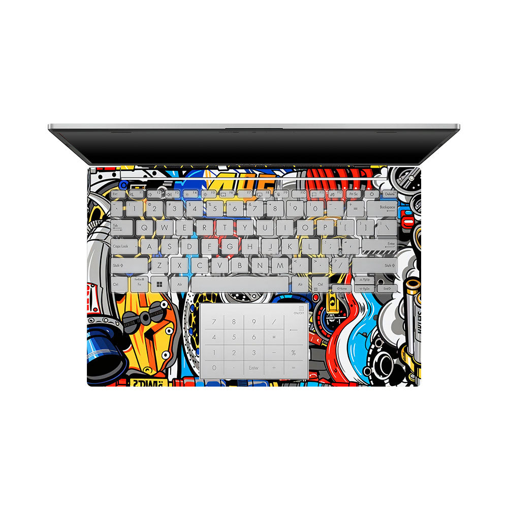 Mechanical Chaos Asus Vivobook Go 14 E1404 Laptop Skin