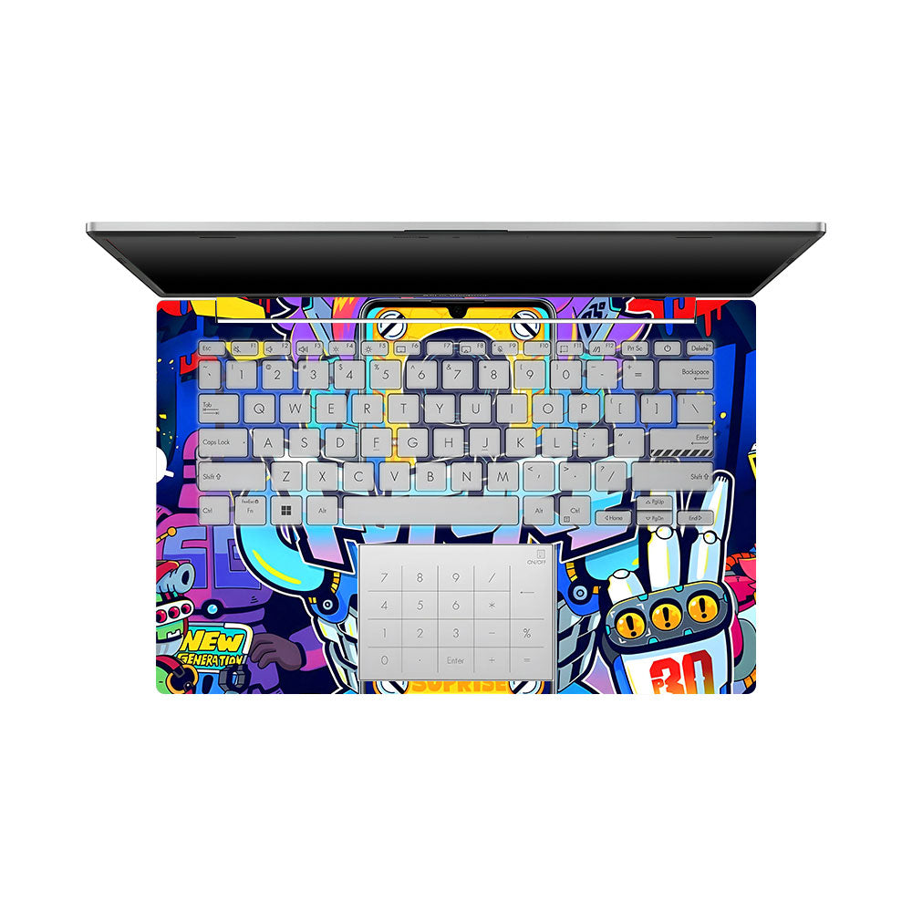 Futuristic Cyberpunk Vision Asus Vivobook Go 14 E1404 Laptop Skin