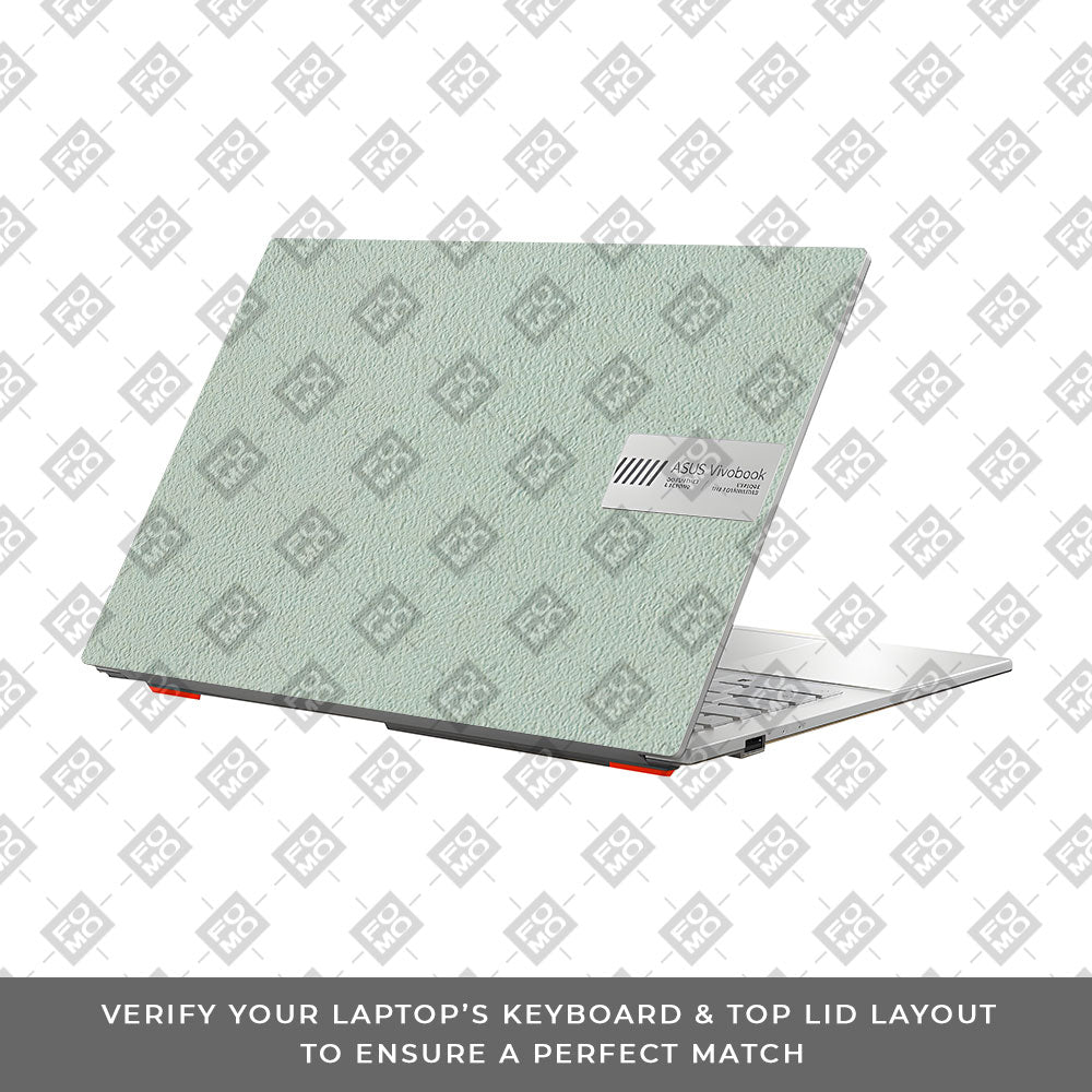 Textured Aqua Stone Asus Vivobook Go 14 E1404 Laptop Skin