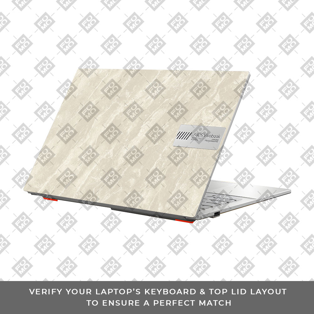 Textured Marble Asus Vivobook Go 14 E1404 Laptop Skin