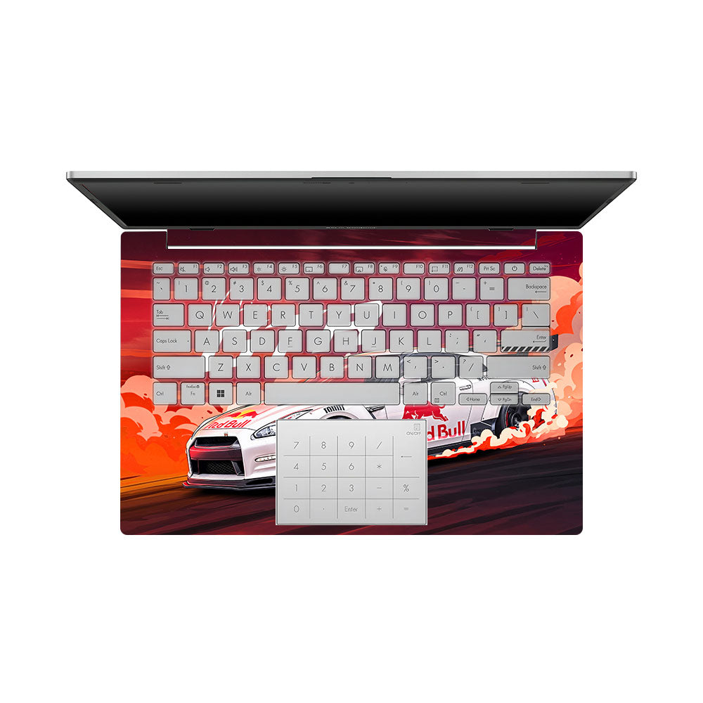 Nissan GTR Red Bull Drift Fury Asus Vivobook Go 14 E1404 Laptop Skin