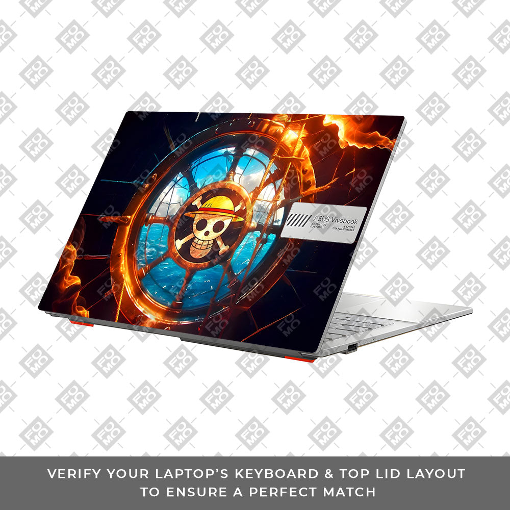 Straw Hat Pirates Emblem Asus Vivobook Go 14 E1404 Laptop Skin
