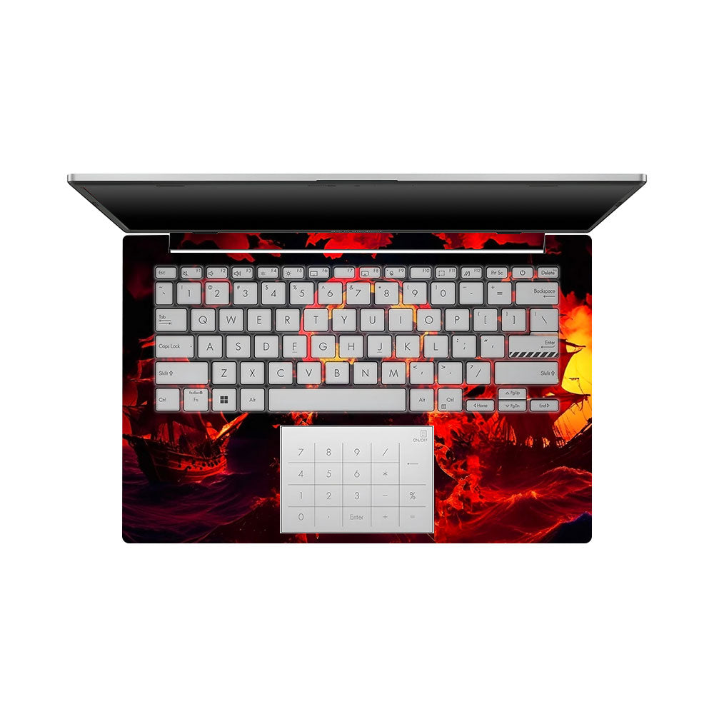 Luffy's Burning Tide Asus Vivobook Go 14 E1404 Laptop Skin