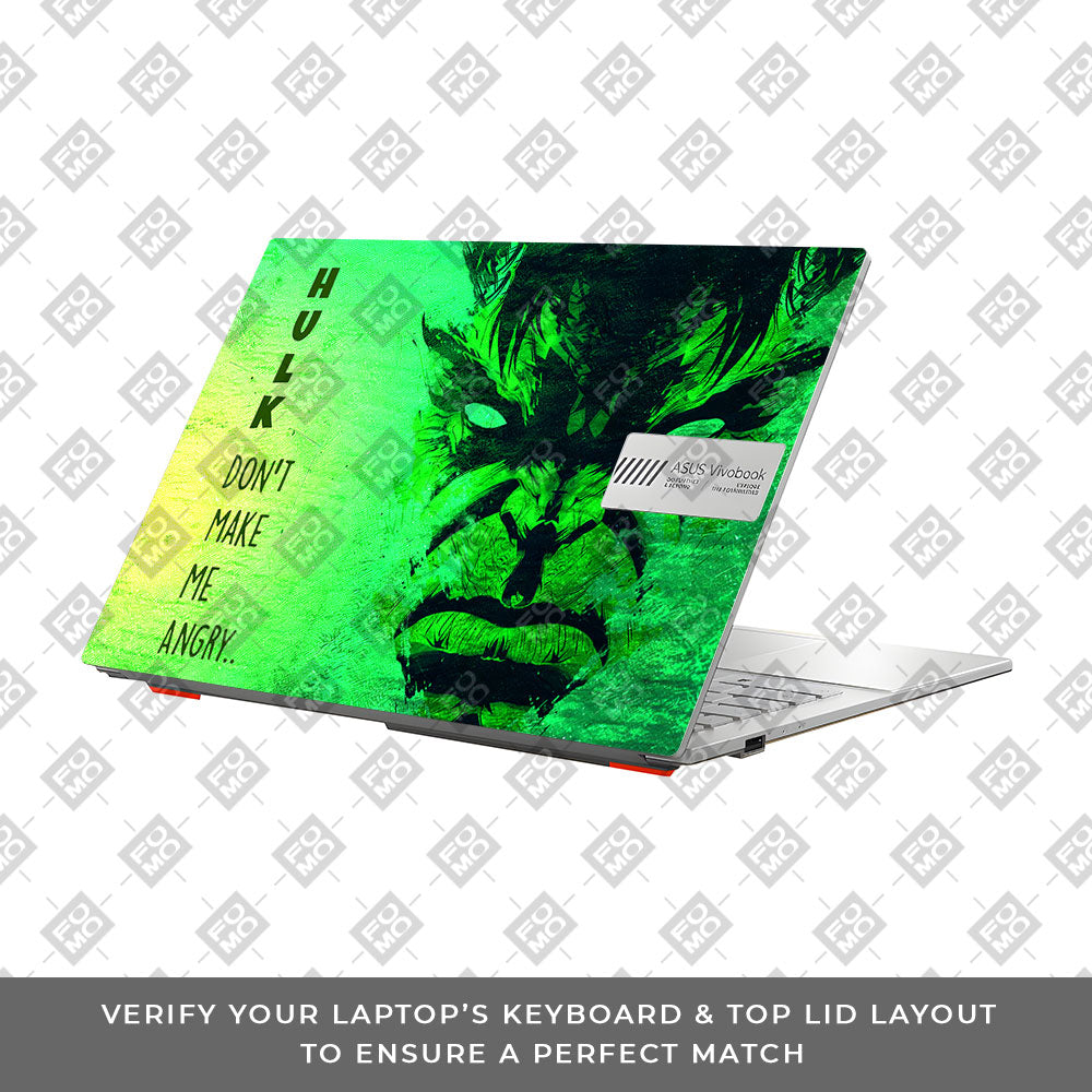 Hulk Don't Make Me Angry Asus Vivobook Go 14 E1404 Laptop Skin