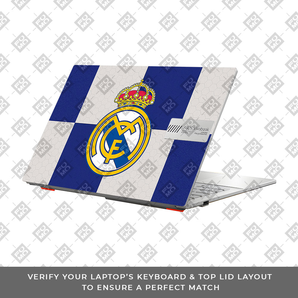 Royal Reign Real Madrid Glory Asus Vivobook Go 14 E1404 Laptop Skin