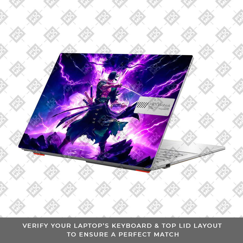 Roronoa Zoro Hell Mode Asus Vivobook Go 14 E1404 Laptop Skin