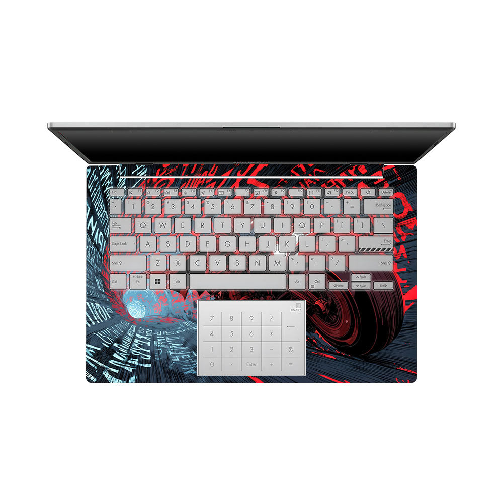 Dark Knight Overdrive Asus Vivobook Go 14 E1404 3D Laptop Skin