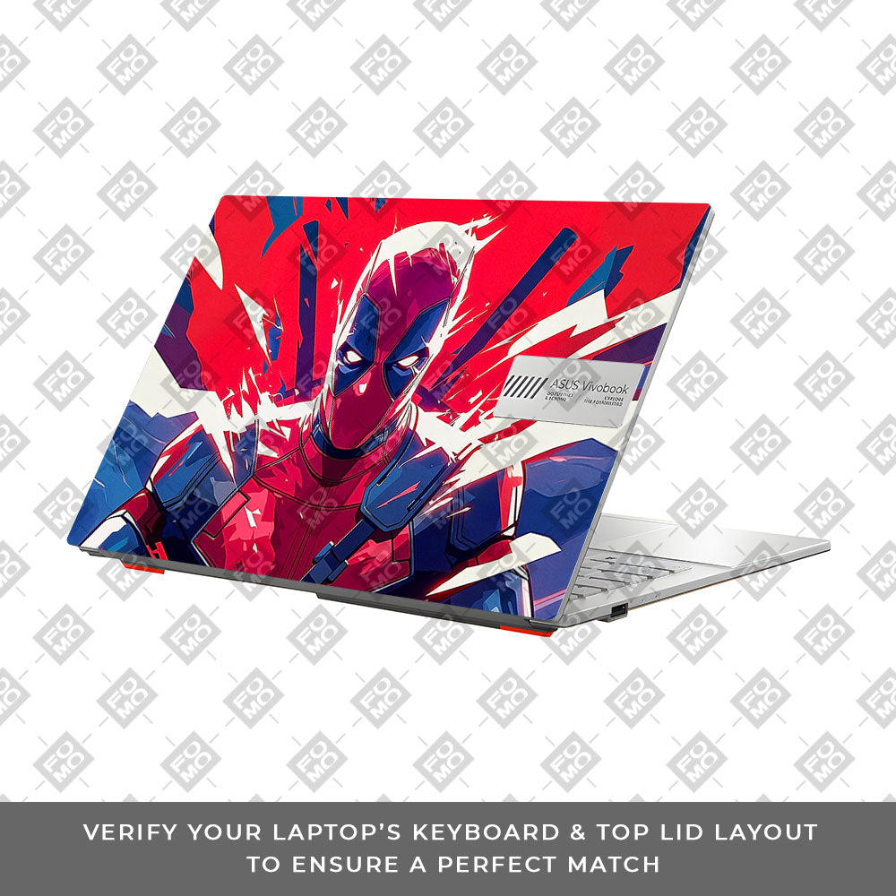 Deadpool Power Burst Asus Vivobook Go 14 E1404 Laptop Skin