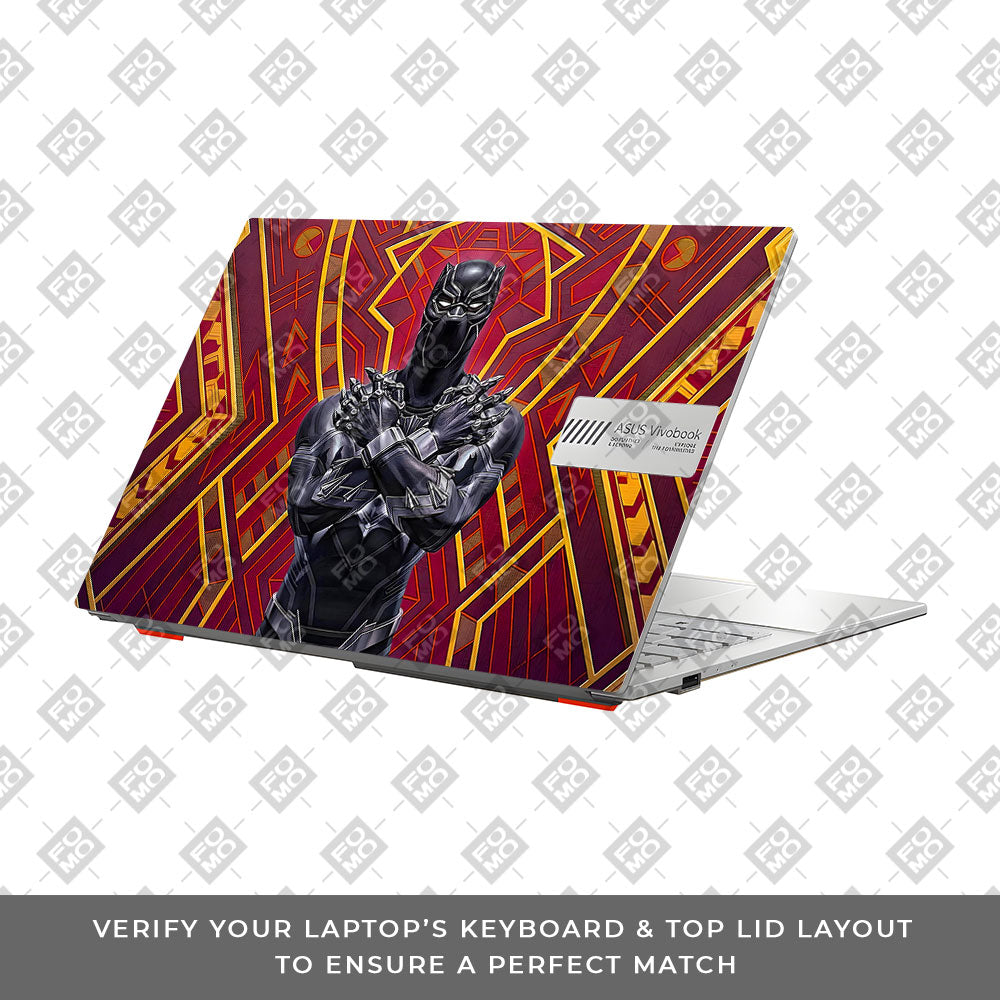 Wakanda Royal Power Asus Vivobook Go 14 E1404 3D Laptop Skin