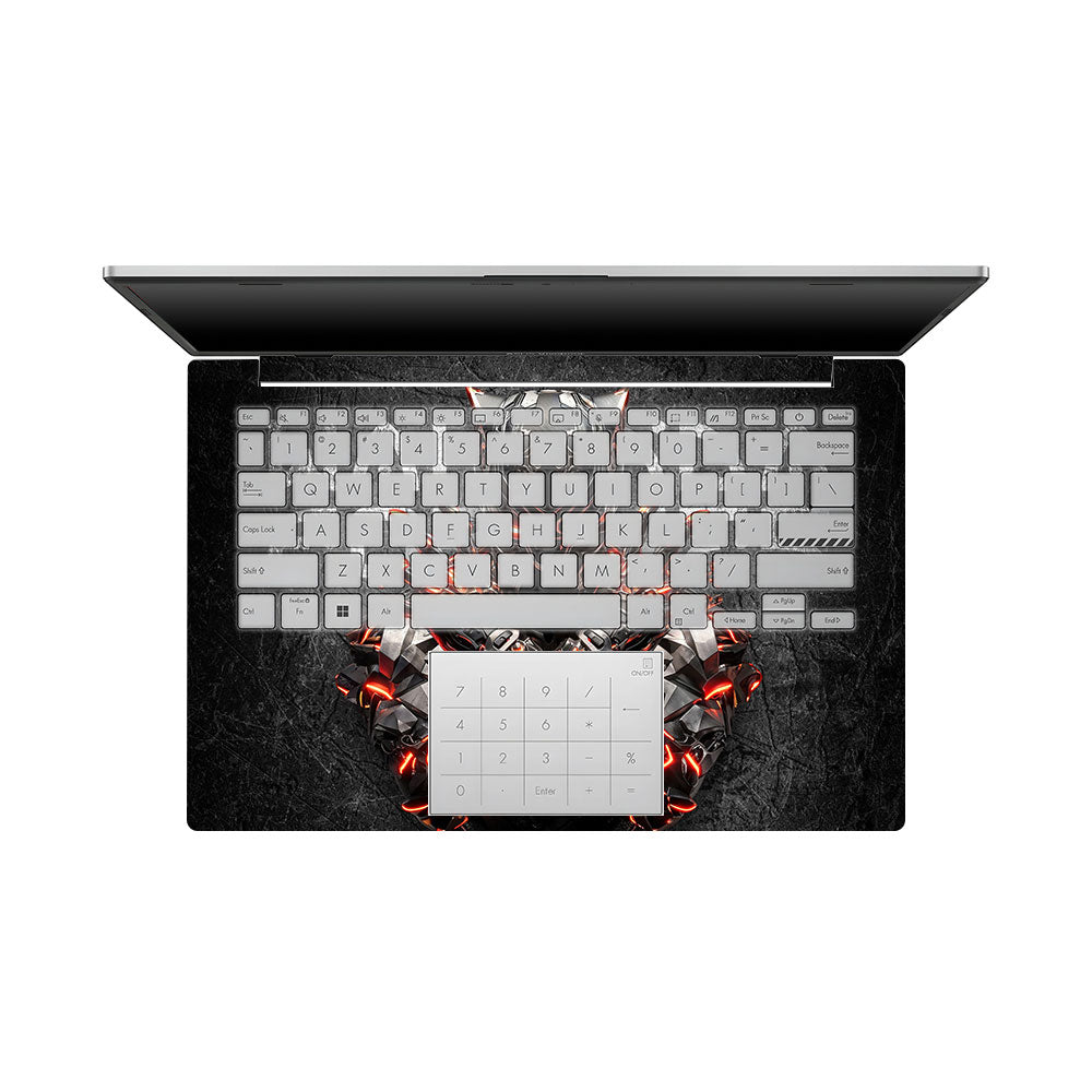 Black Panther Glowing Fury Asus Vivobook Go 14 E1404 Laptop Skin