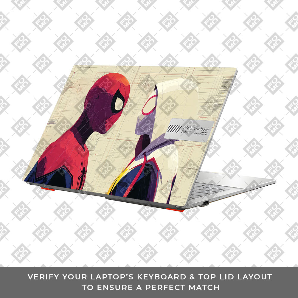 Spider Man X Spider Gwen Asus Vivobook Go 14 E1404 Laptop Skin