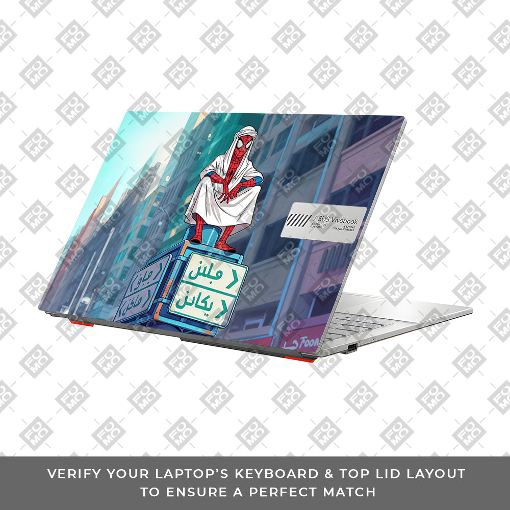 Arabian Spider Man Asus Vivobook Go 14 E1404 Laptop Skin