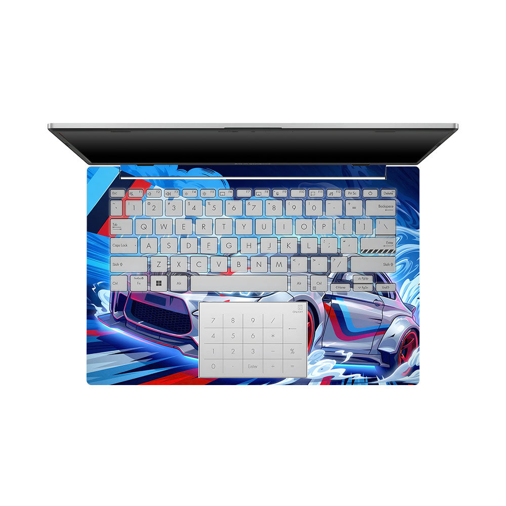 BMW M Performance Asus Vivobook Go 14 E1404 3D Laptop Skin