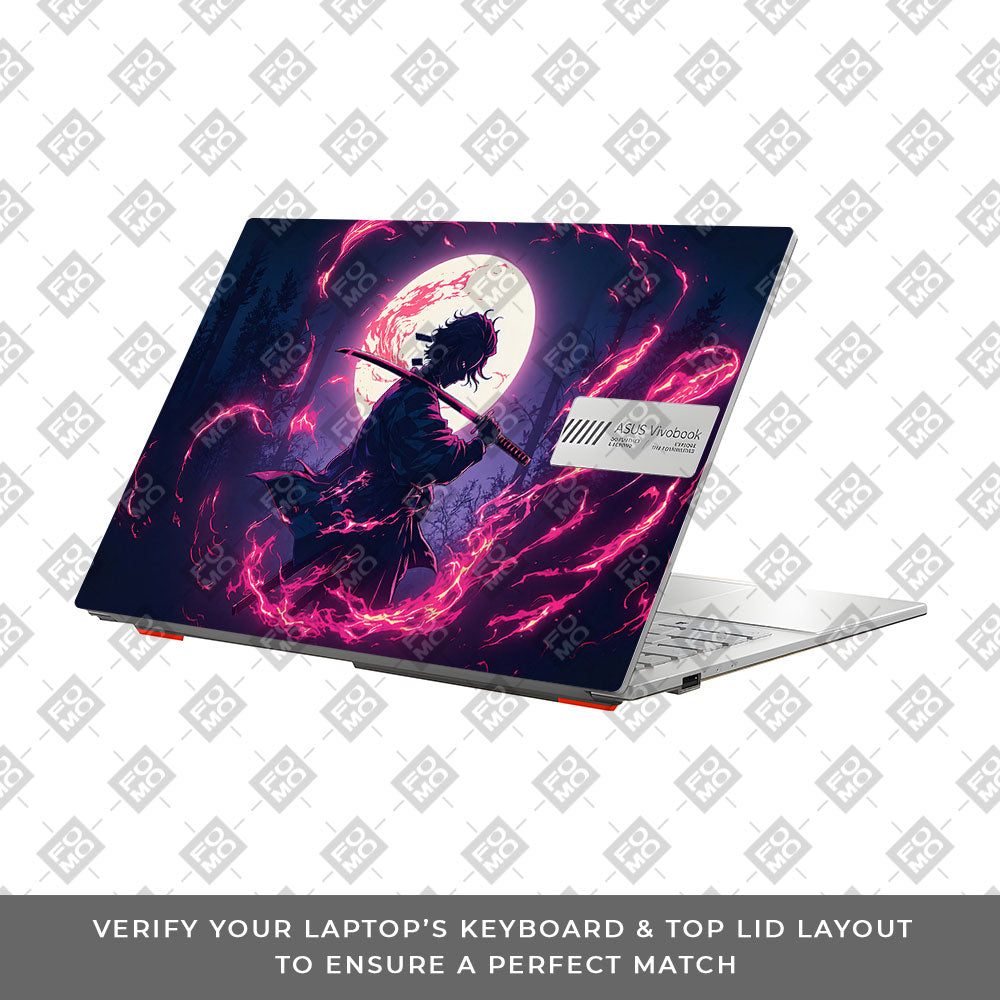Tanjiro's Flame of Ember Asus Vivobook Go 14 E1404 Laptop Skin