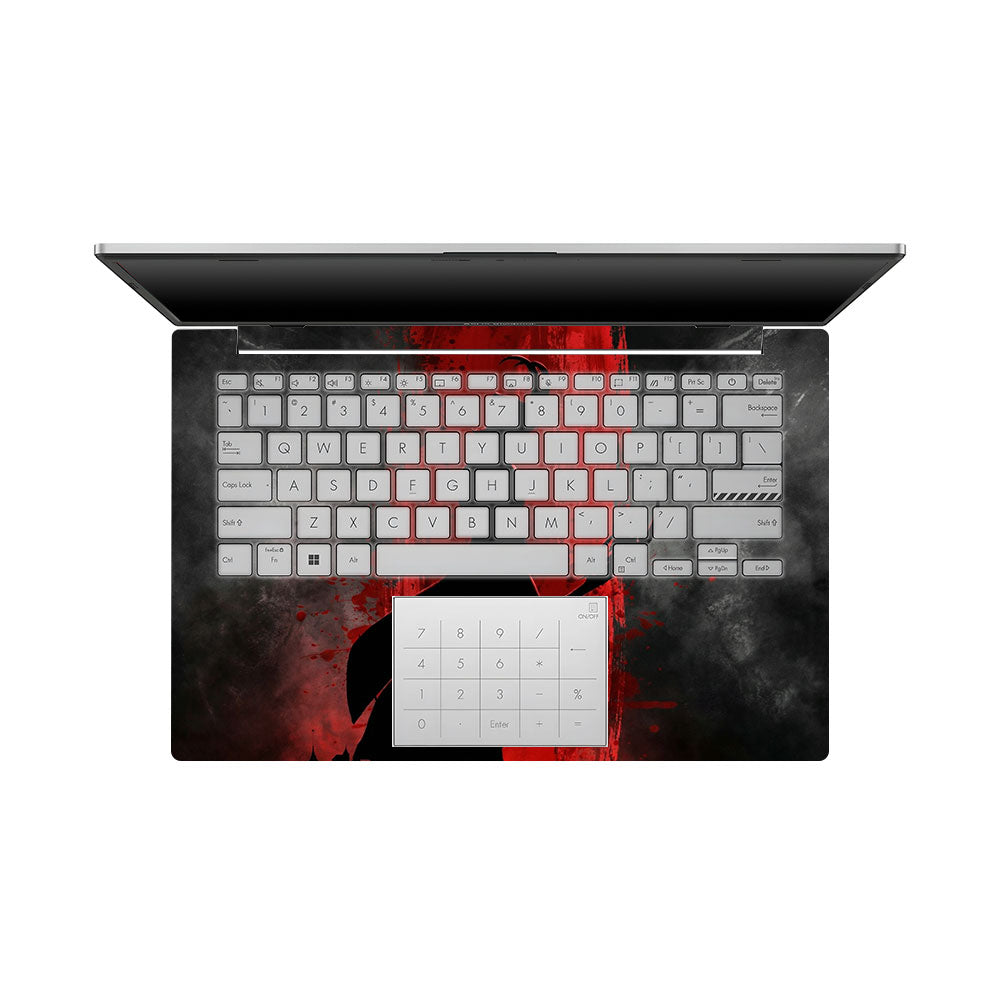 Loki Silhouette Red Strike Asus Vivobook Go 14 E1404 Laptop Skin