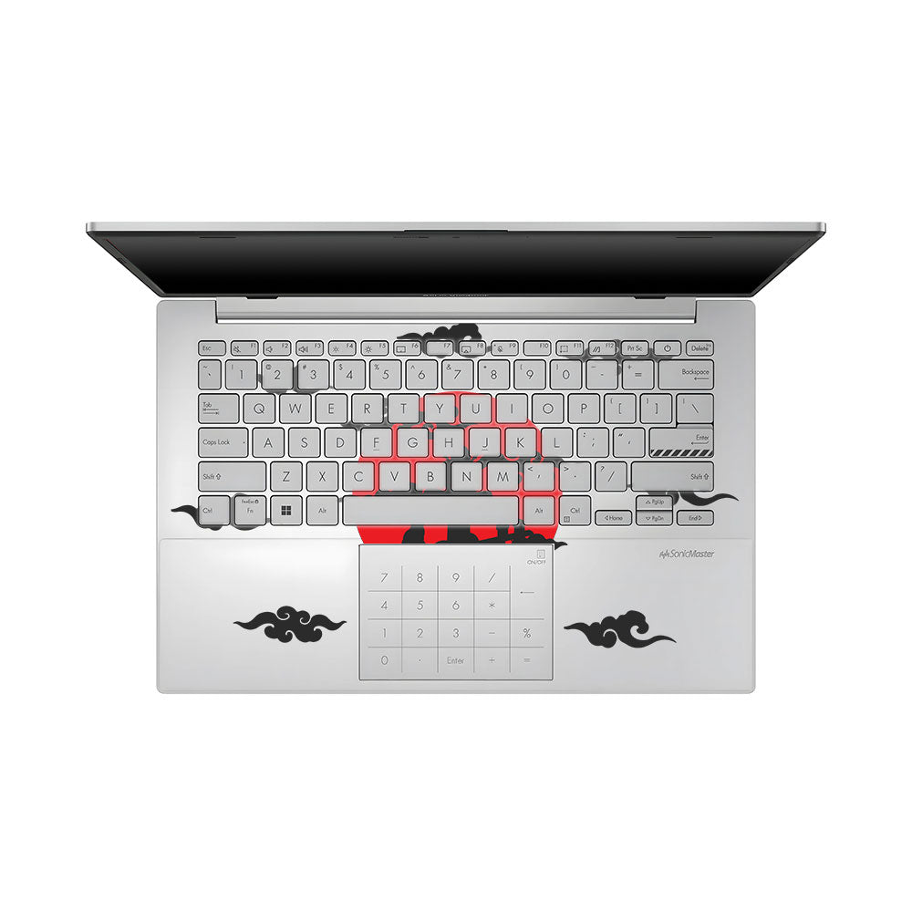 Transparent Moonlit Ninja Asus VivoBook Go 14 E1404 Laptop Skin