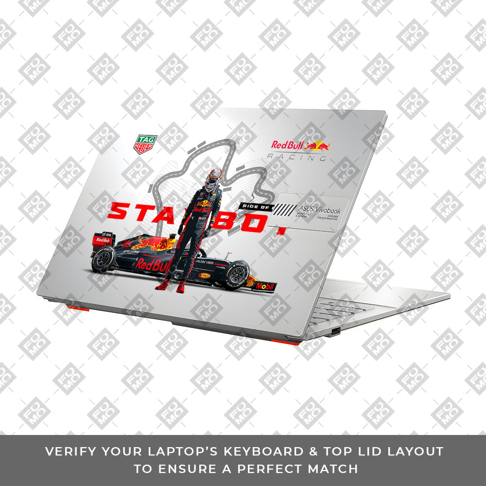 Transparent Starboy Racer Asus VivoBook Go 14 E1404 Laptop Skin