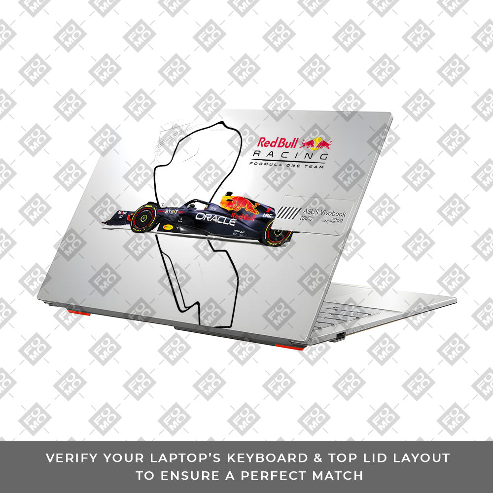 Transparent Track King Asus VivoBook Go 14 E1404 Laptop Skin