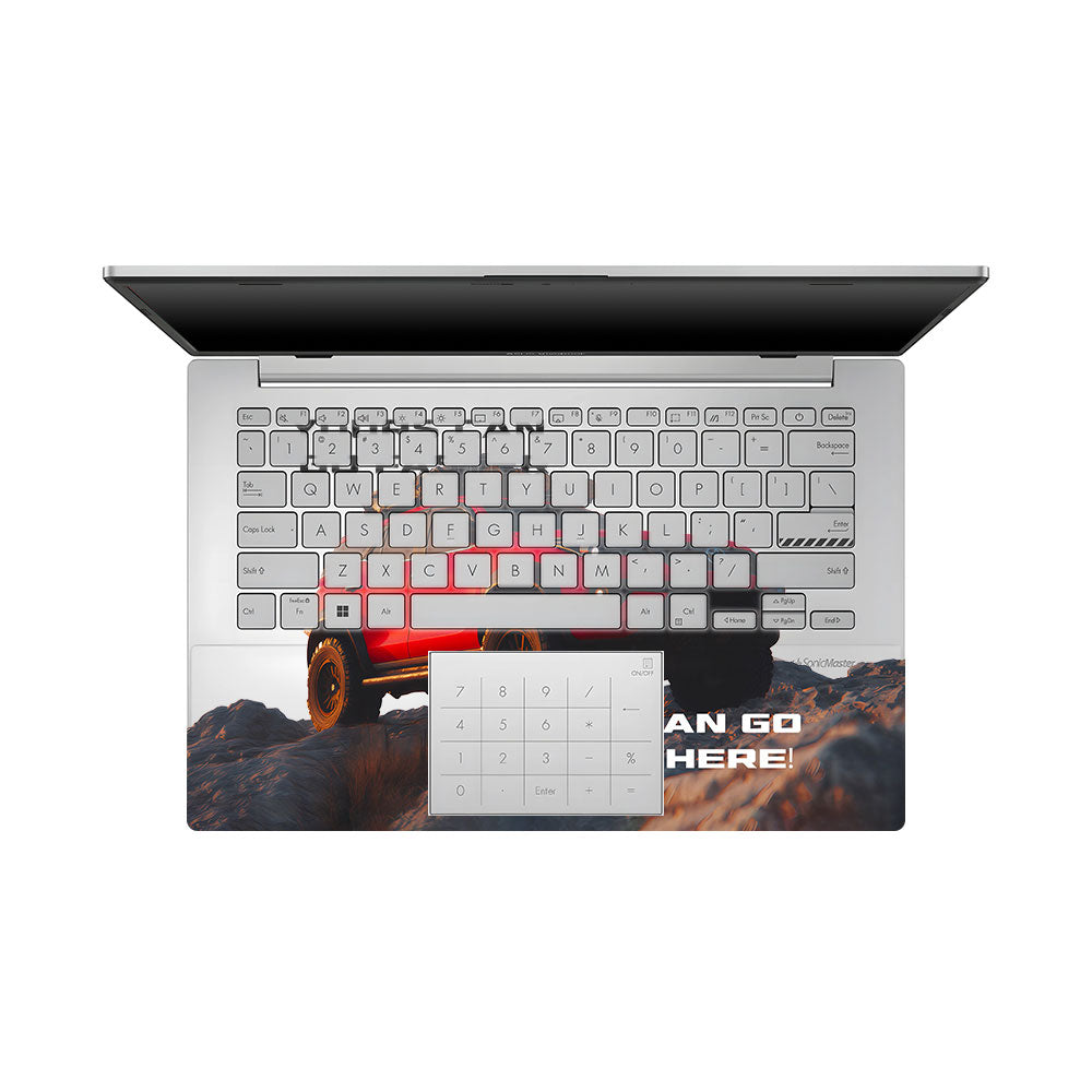 Transparent Off-Road Beast Asus VivoBook Go 14 E1404 Laptop Skin