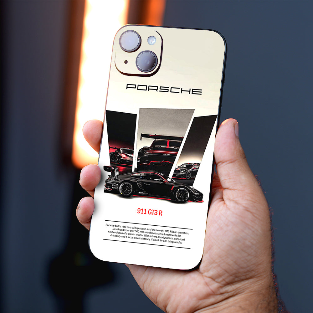 Porsche 911 GT3 R Black Racer Mobile Skins