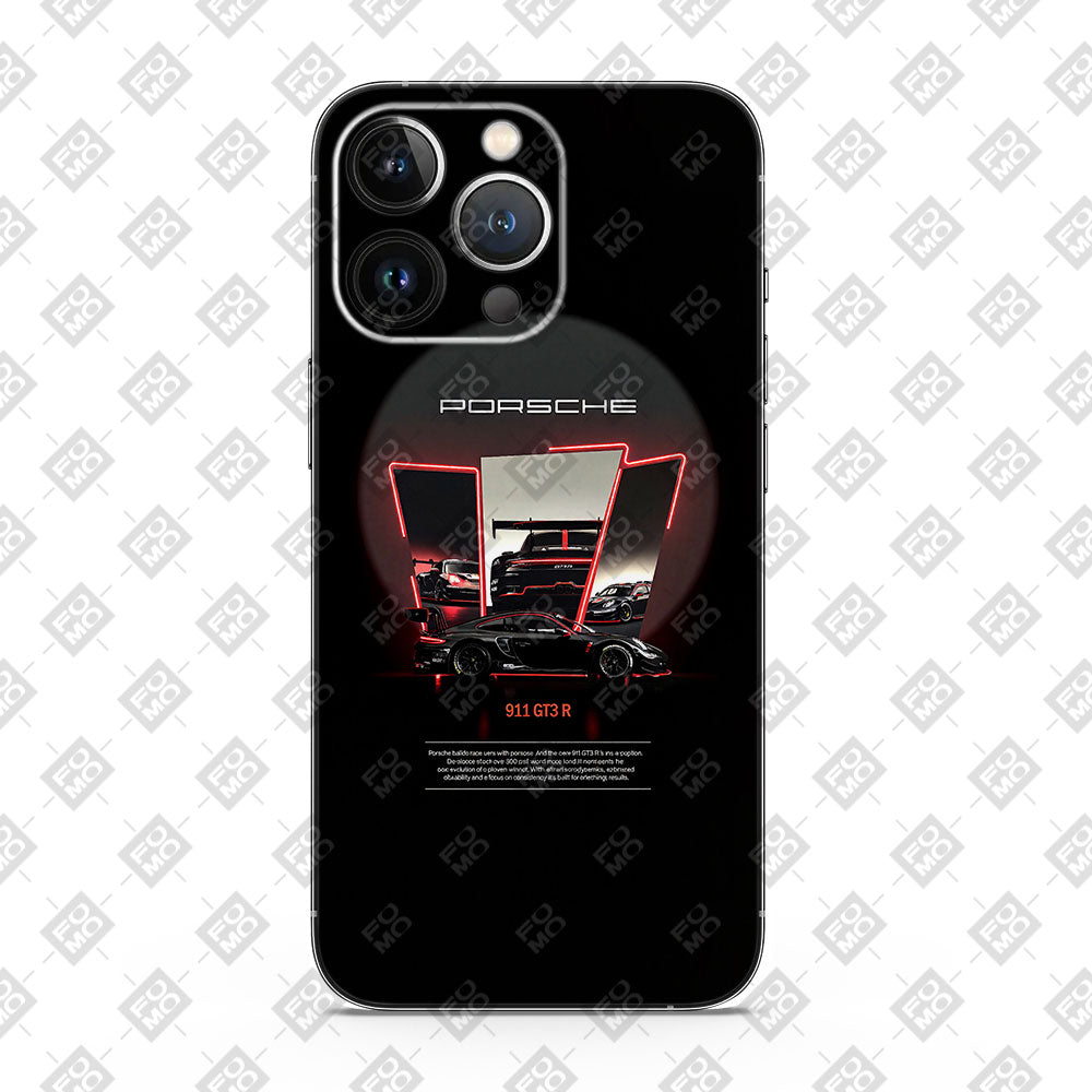 Porsche 911 GT3 R Black Racer Mobile Skins