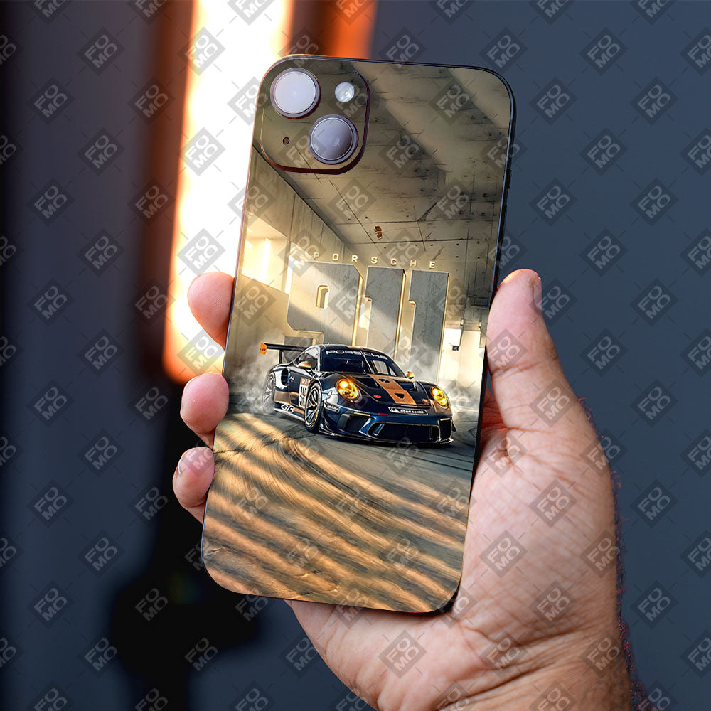 Porsche 911 Black Precision Mobile Skins