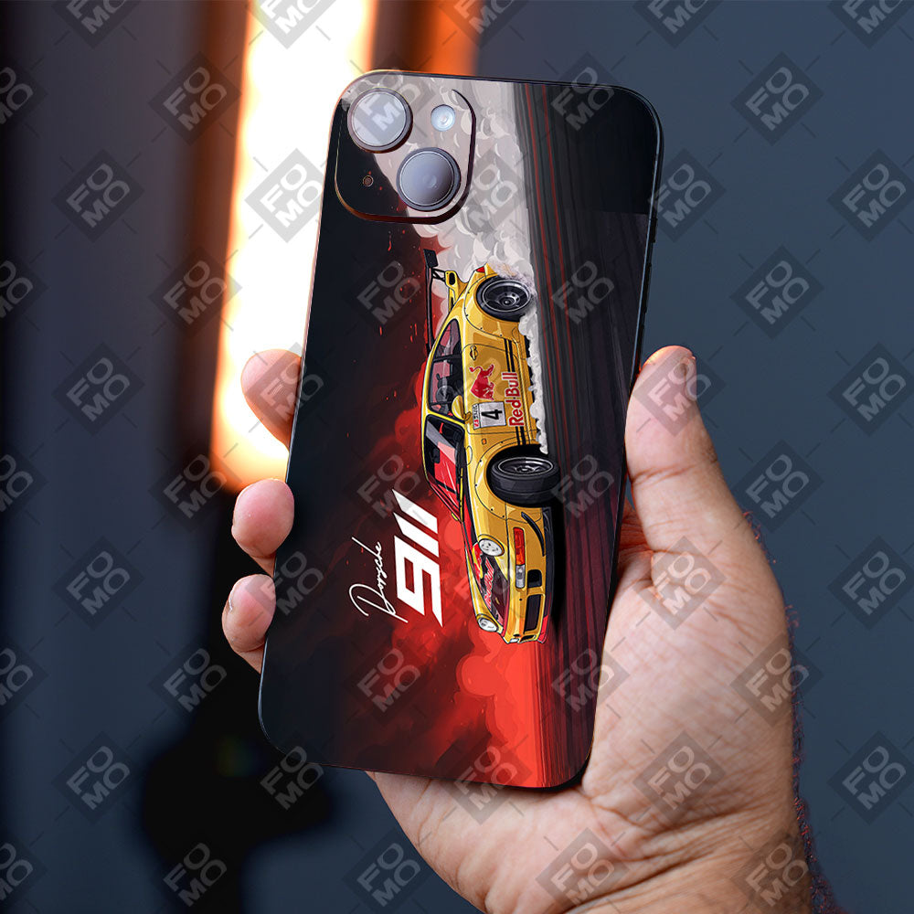 Porsche 911 Red Bull Classic Racer Car & Bikes Mobile Skin