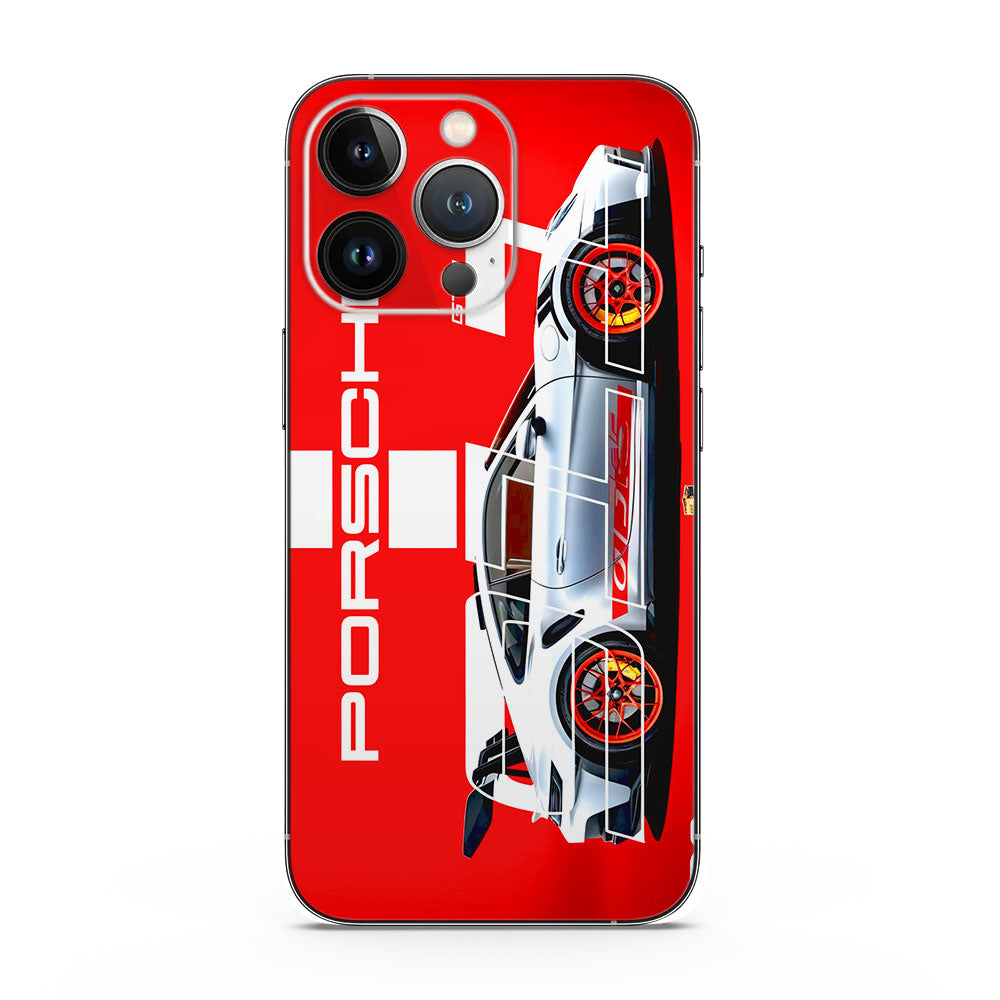 Fomo Store Mobile Skins Cars & Bikes Porsche GT3 Silver Blaze