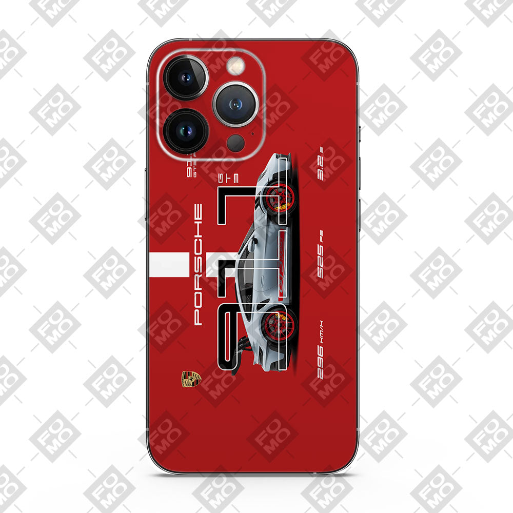 Porsche GT3 Silver Blaze Mobile Skins