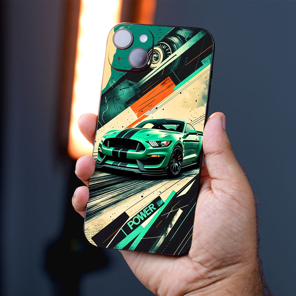 Ford Mustang Emerald Fury Mobile Skins