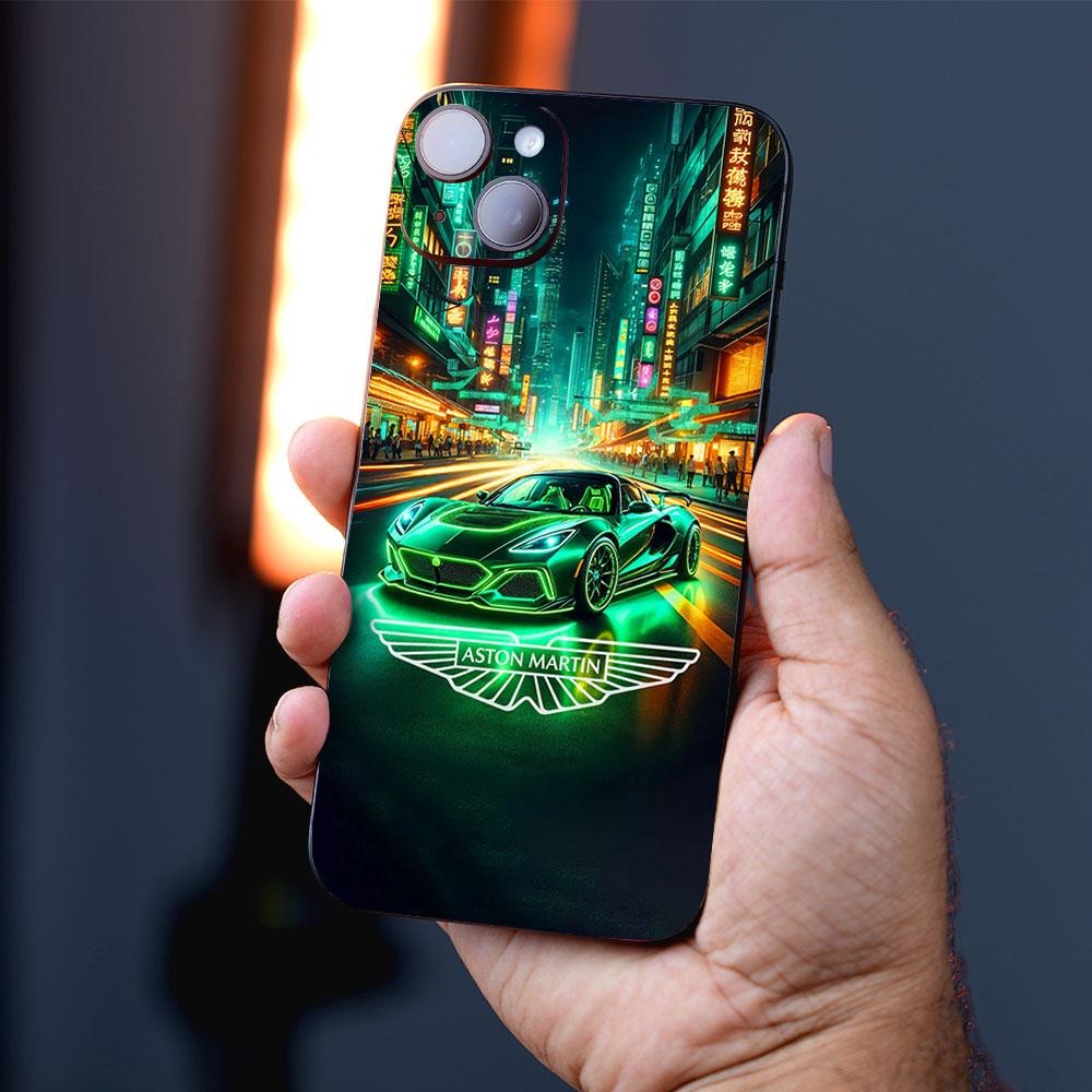 Aston Martin Neon Vantage Mobile Skins