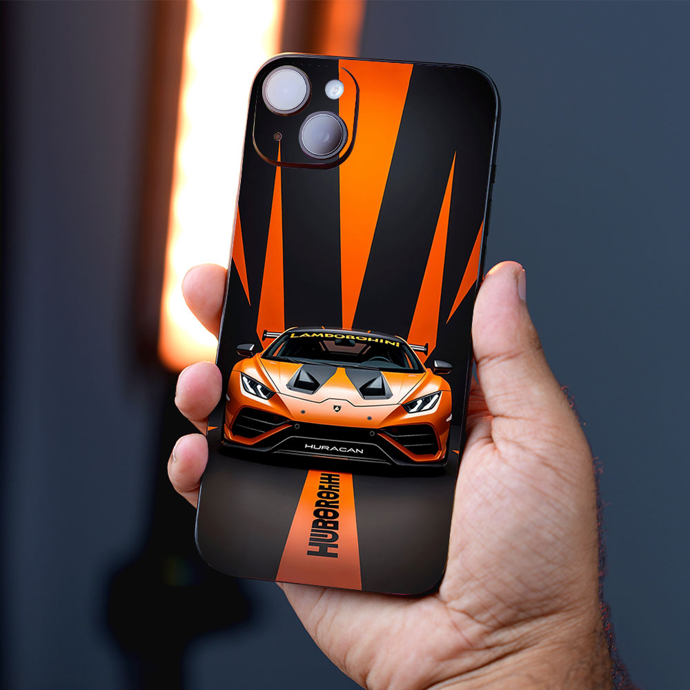 Orange Lamborghini Huracan Mobile Skins