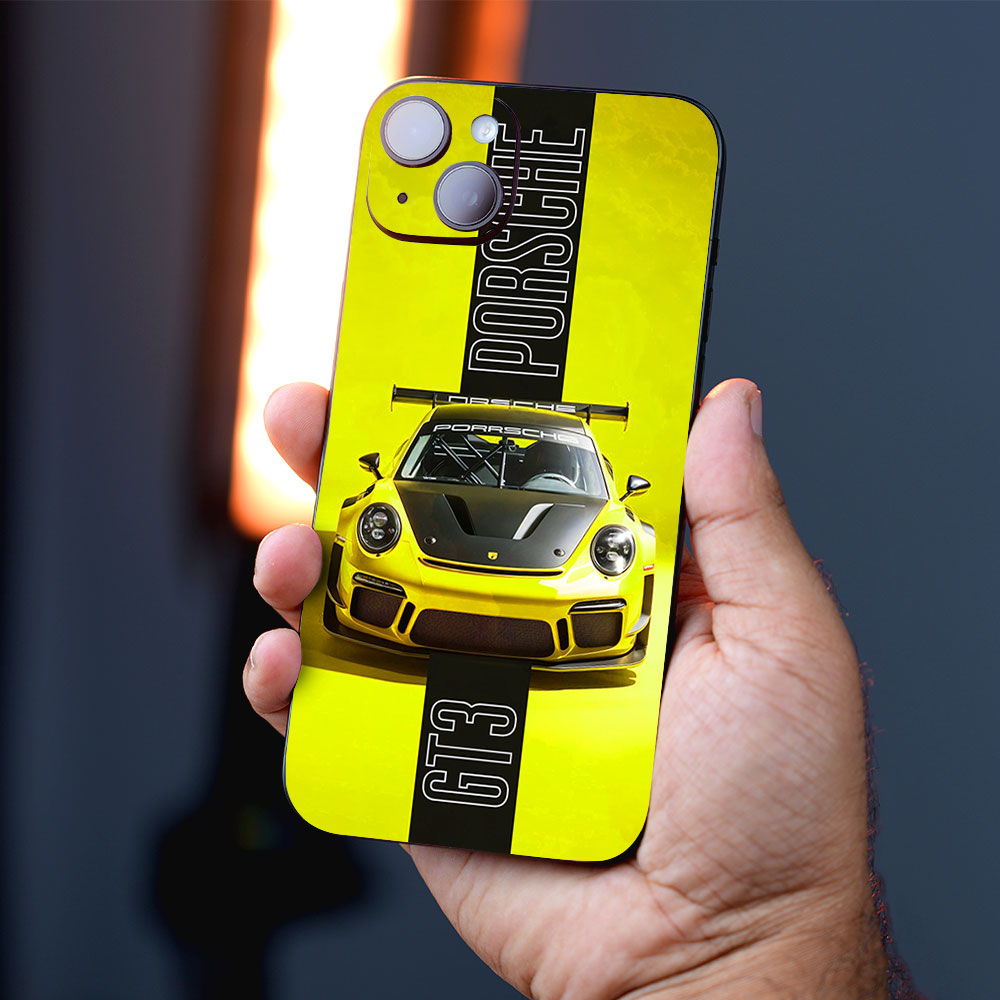 Yellow Porsche GT3 Mobile Skins