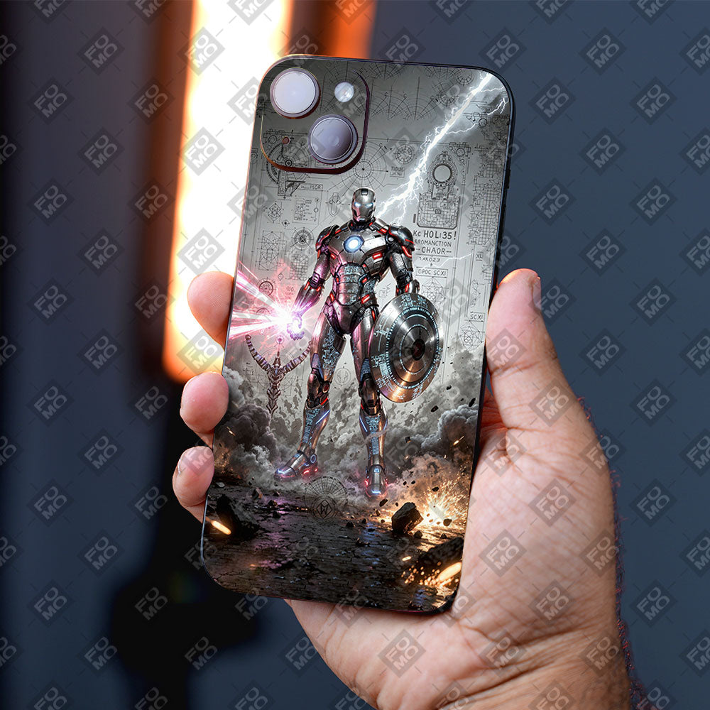 Armored Avenger Reforged in Silver Fire Comics Mobile Skins