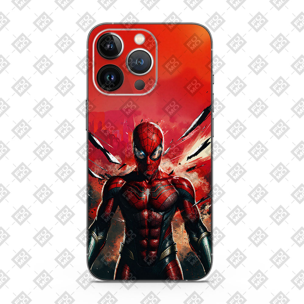 Spider-Verse Red Mask Comics Mobile Skins
