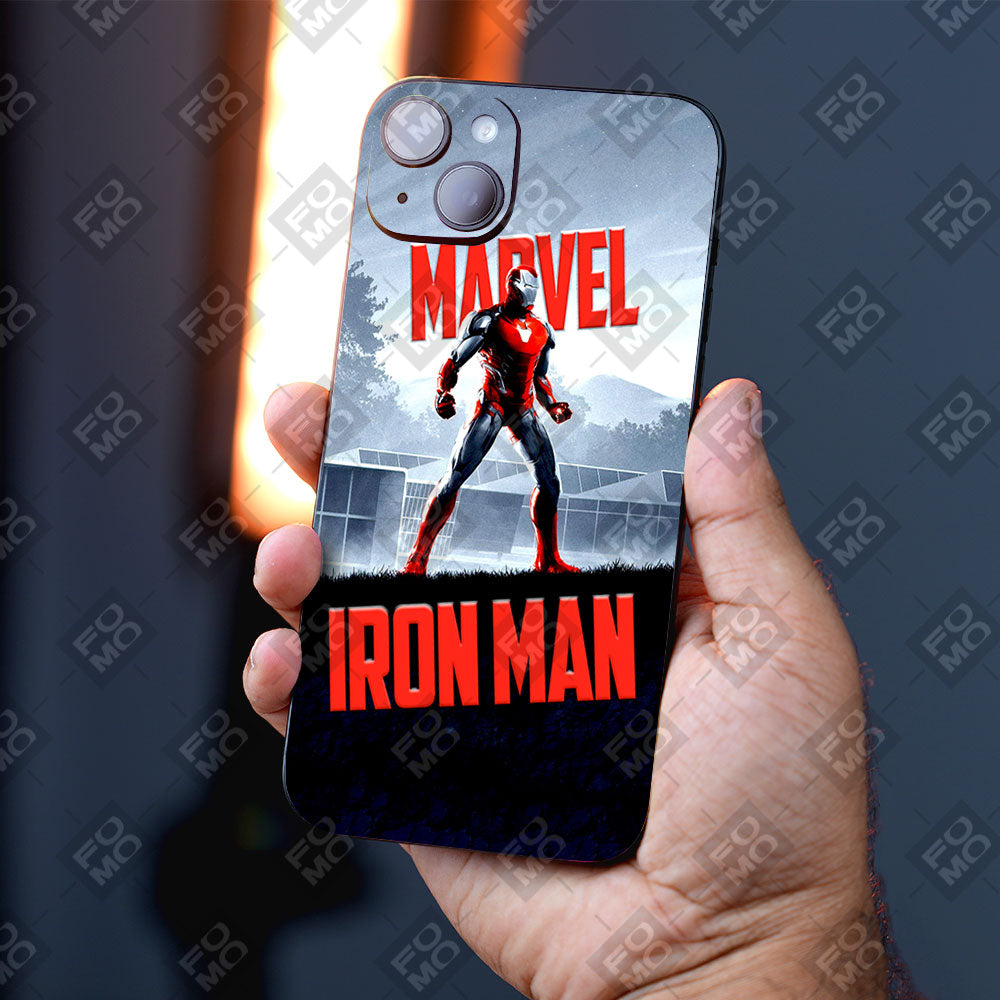 Iron Man Red & Steel Comics Mobile Skins