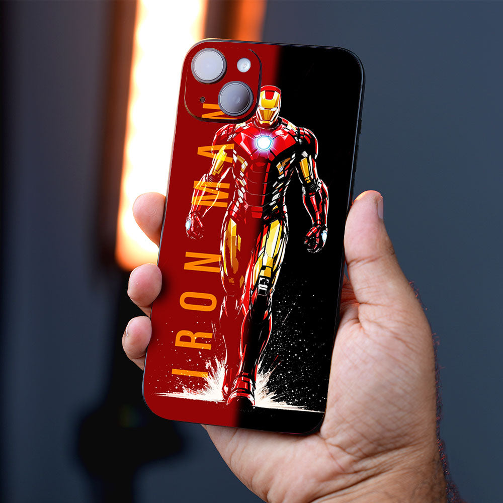 Iron Man Retro Beat Comics Mobile Skins