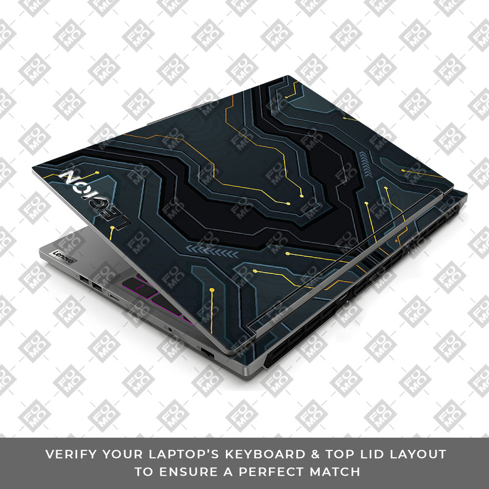 Futuristic Techno Lenovo Legion 5 16IRX9 Laptop Skin