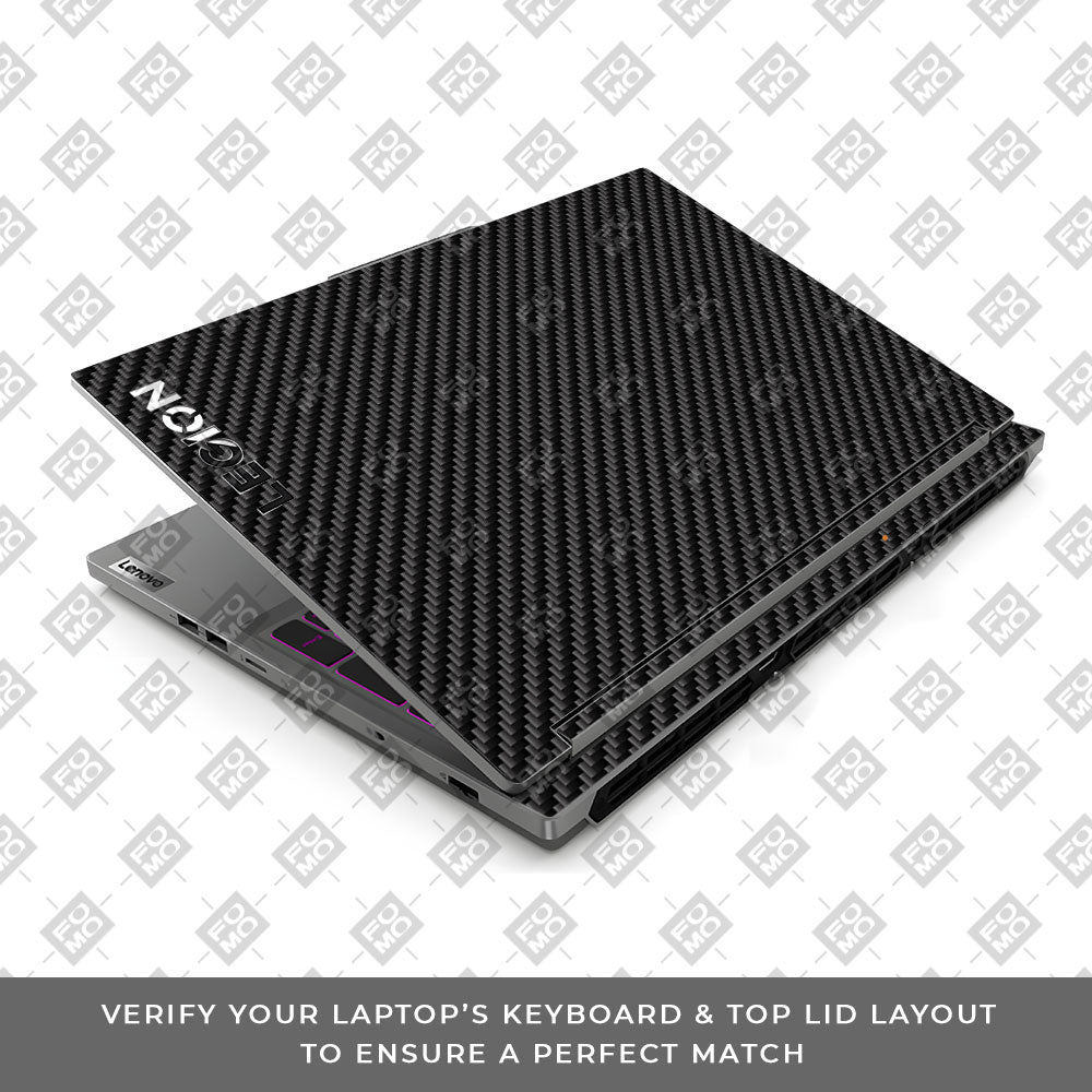 Textured Carbon Fibre Lenovo Legion 5 16IRX9 Laptop Skin