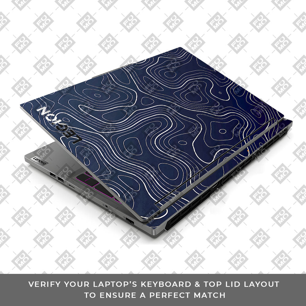 Fluid Lines Design Lenovo Legion 5 16IRX9 Laptop Skin
