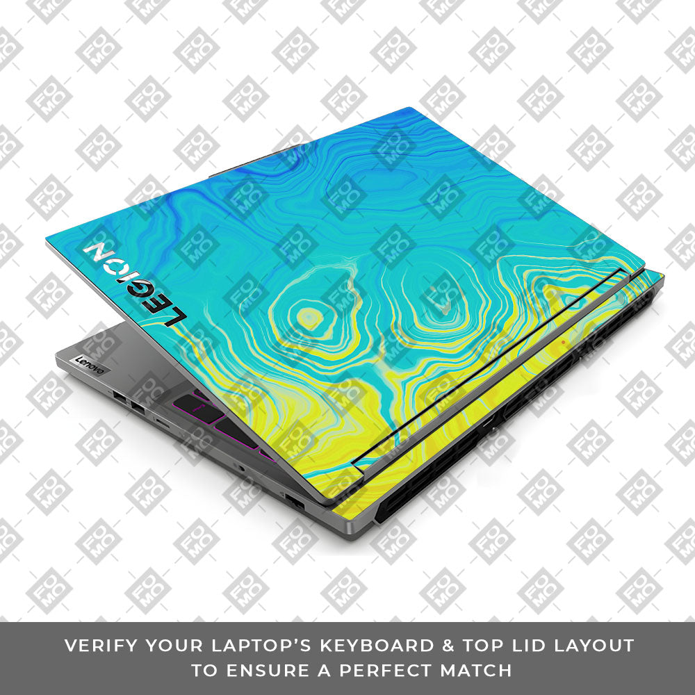 Ocean Gradient Waves Lenovo Legion 5 16IRX9 Laptop Skin