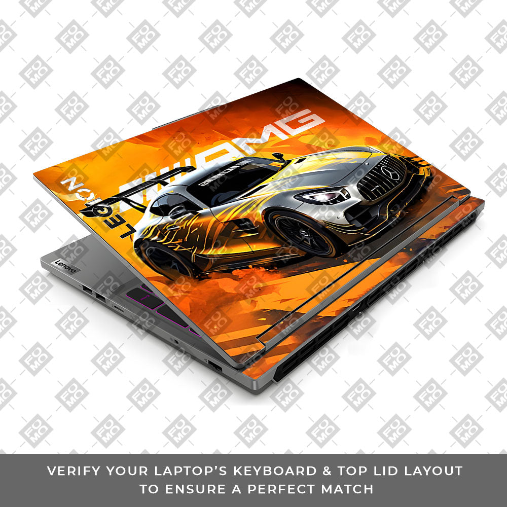 Mercedes AMG GT Lenovo Legion 5 16IRX9 Laptop Skin
