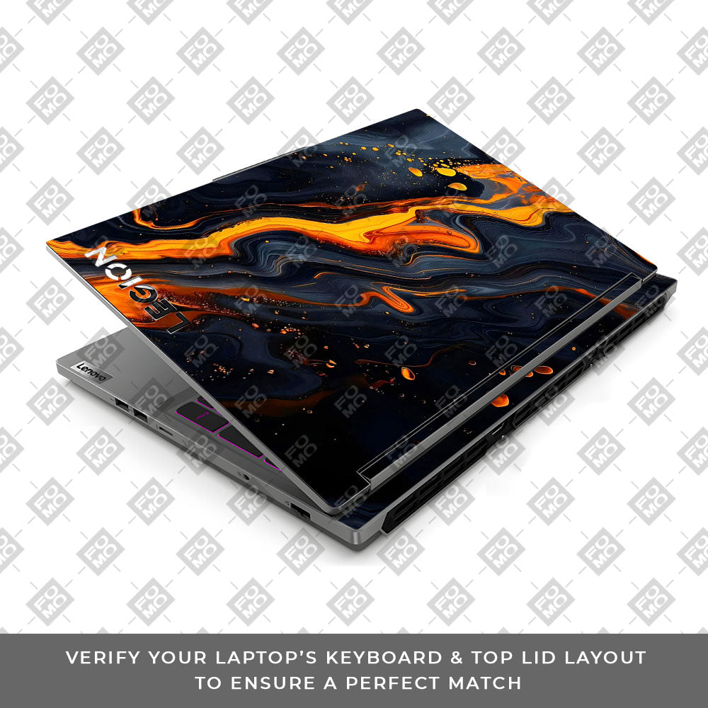 Lava Marble Lenovo Legion 5 16IRX9 Laptop Skin